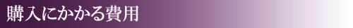 購入にかかる費用